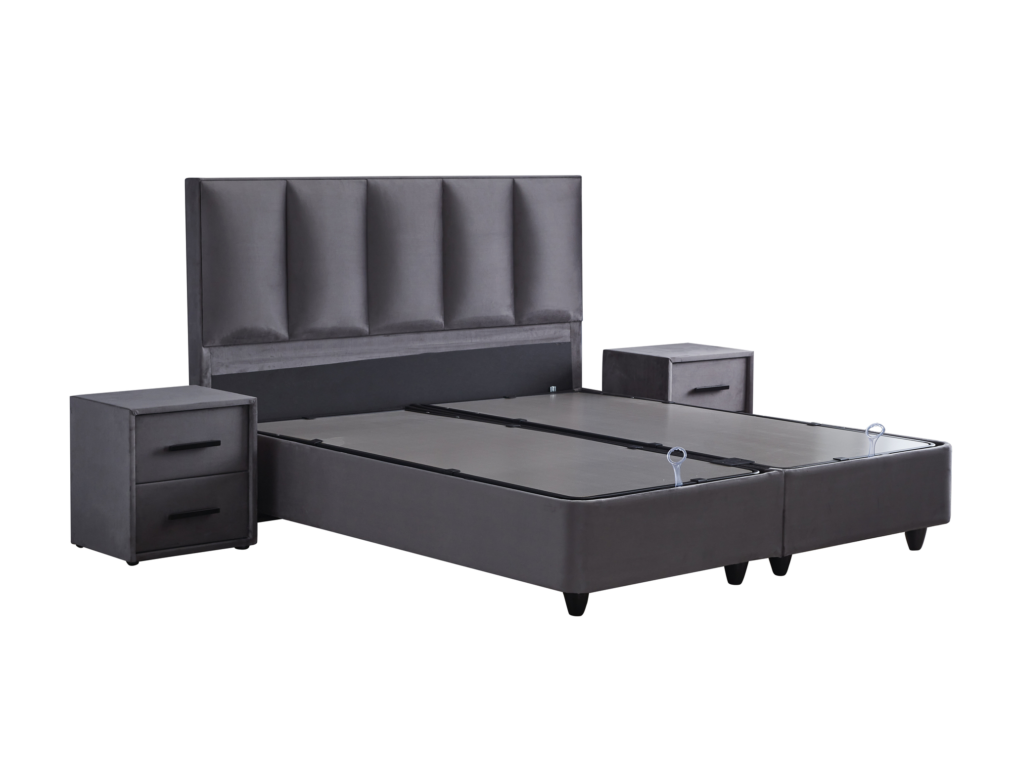 Boxspring Greisello Antraciet 140x200 - Afbeelding 9