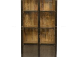 Vitrinekast Jaunsena Mangohout 90 cm