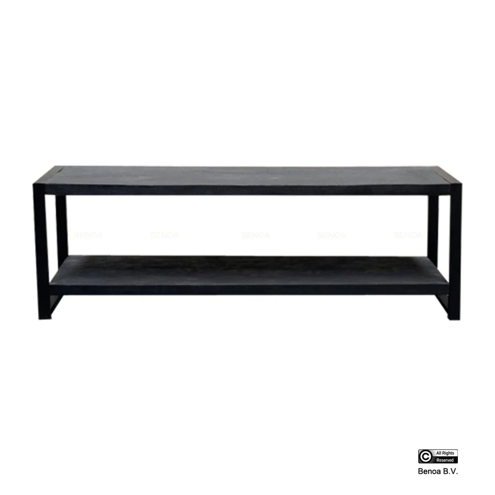 TV-meubel Jassea Zwart - Afbeelding 2