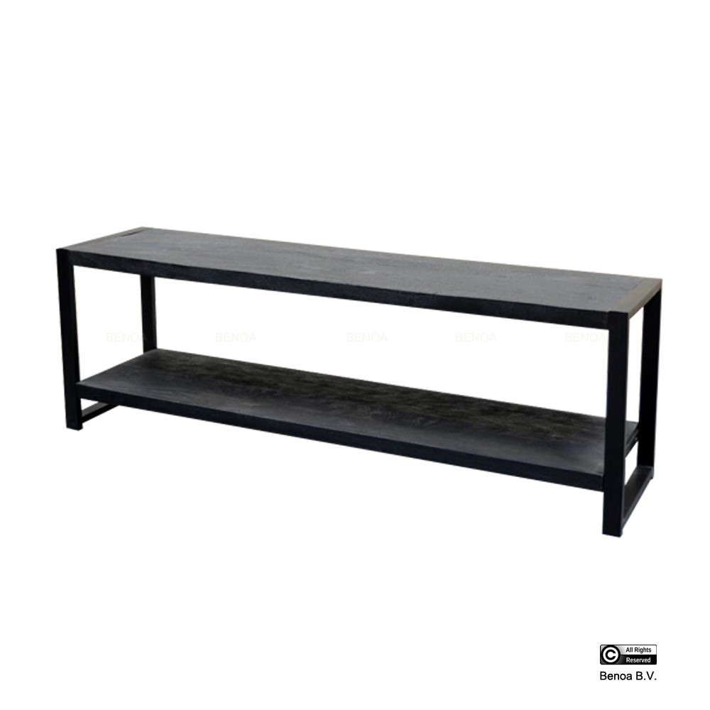 TV-meubel Jassea Zwart - Afbeelding 3