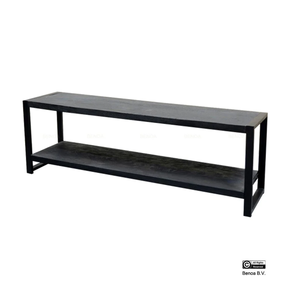 TV-meubel Jassea Zwart - Afbeelding 3