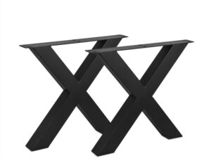 Eettafel Flatond Zwart - Set van 2