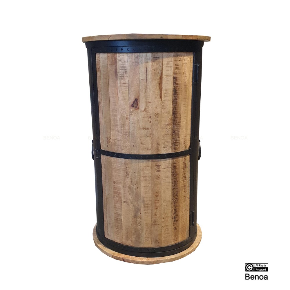 Wijnkast Sliesino Zwart 110 cm