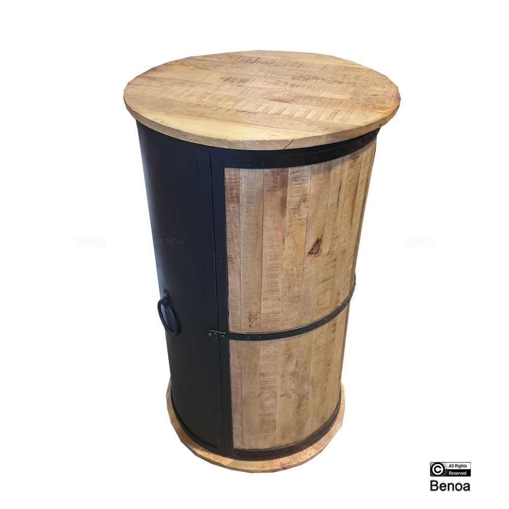 Wijnkast Sliesino Zwart 110 cm - Afbeelding 3