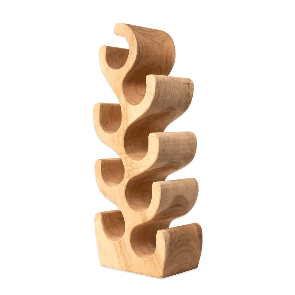 Wijnrek Valtun hout - Afbeelding 2