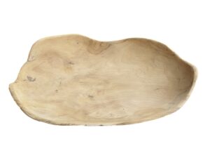 Schaal Messio Teak Naturel