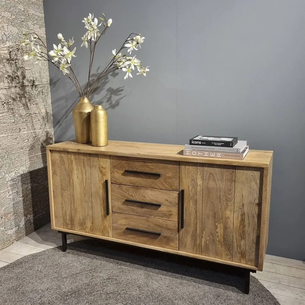 Dressoir Geirond Zwart - Afbeelding 3