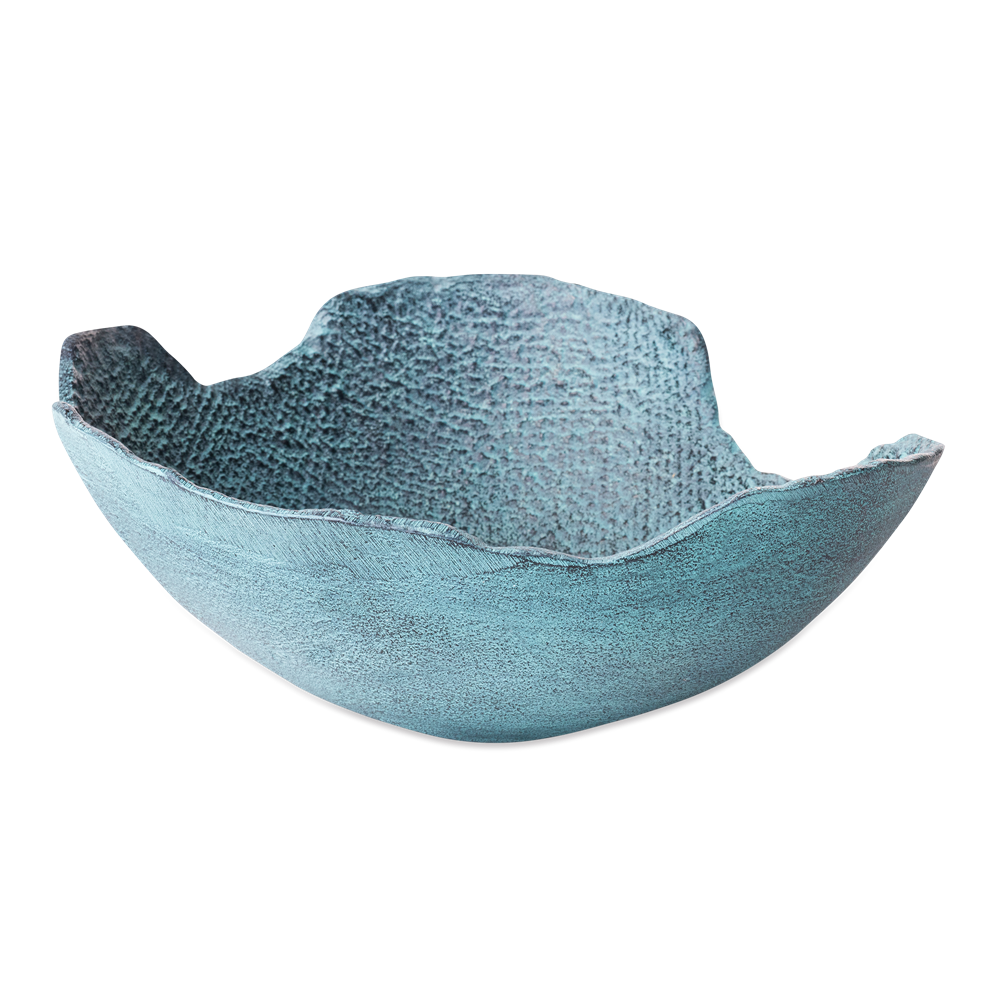 Schaal Fieltar Blauw - Set van 4