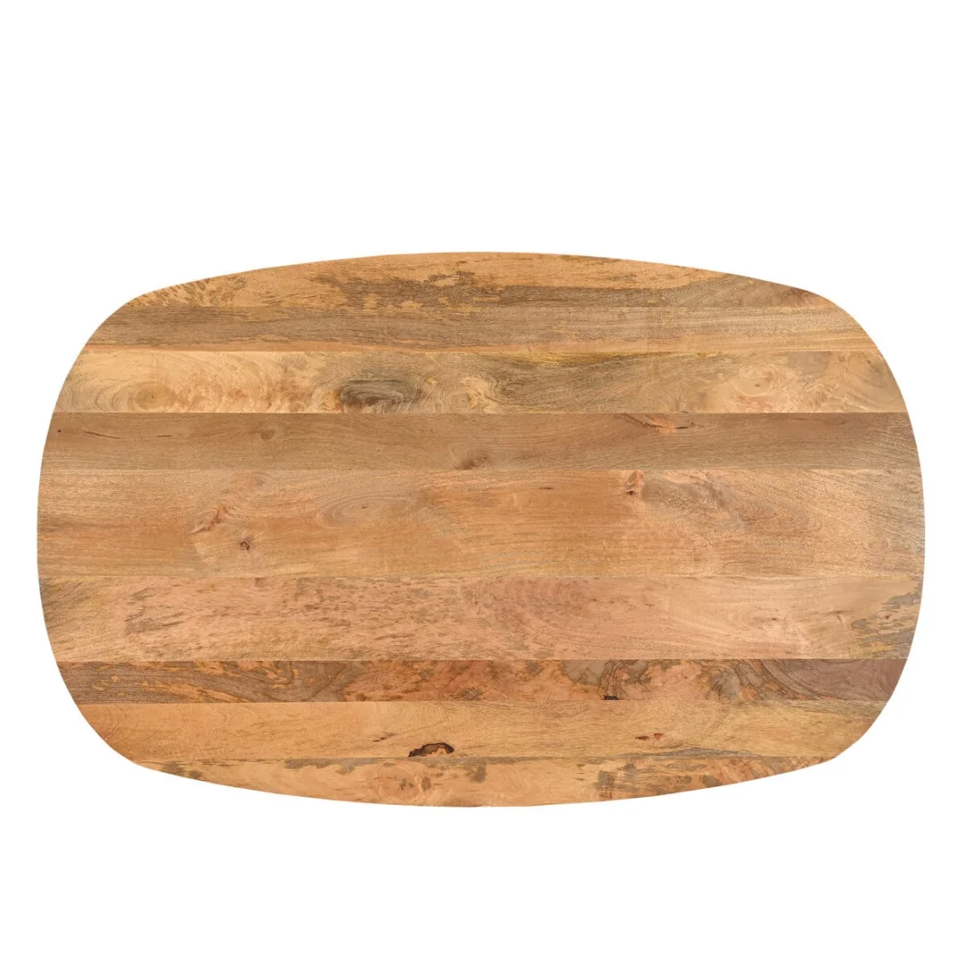 Eettafel Fleimmura Hout 160 cm - Afbeelding 3