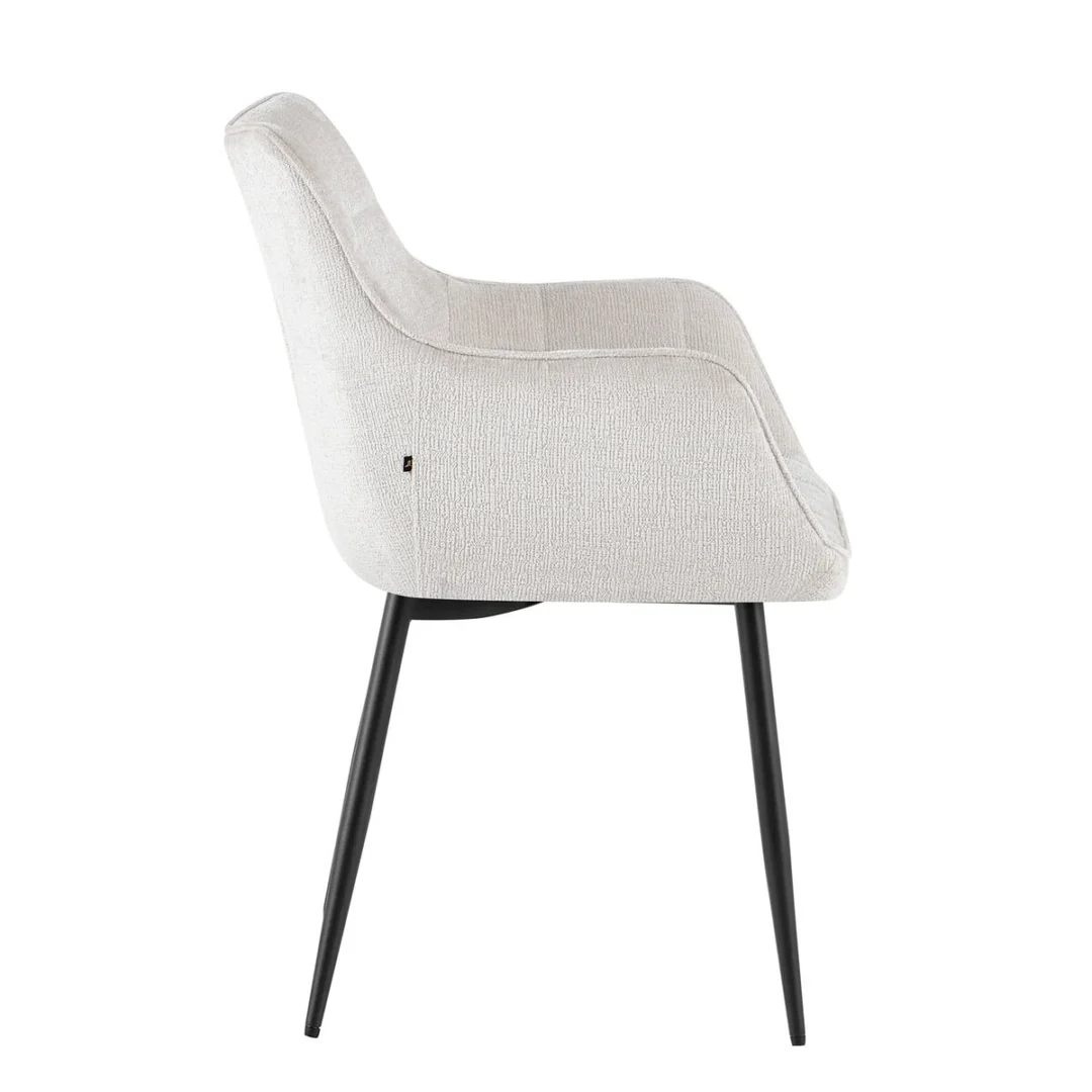 Eetkamerstoel Fraser Beige - Afbeelding 3