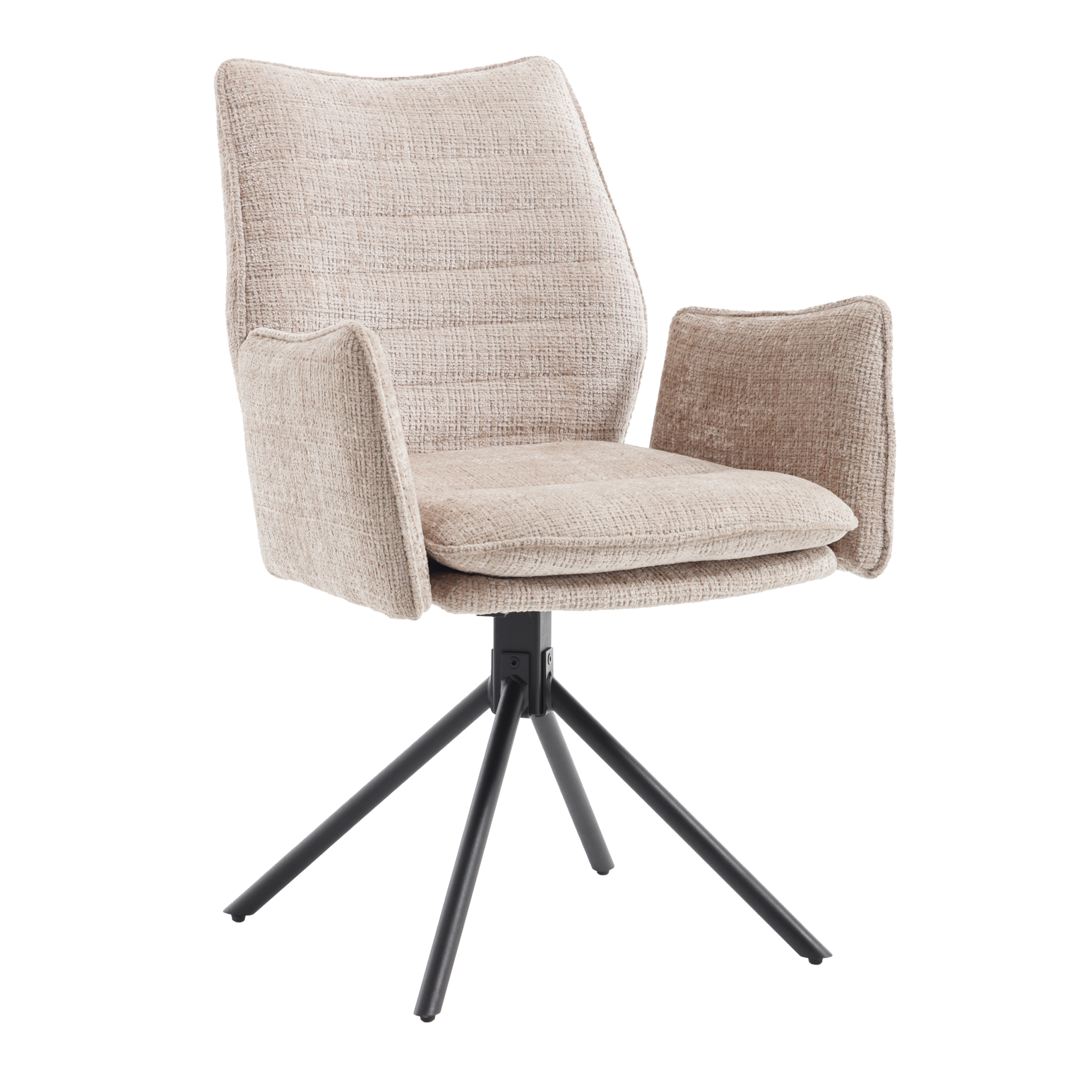 Eetkamerstoel Miestonte Taupe - Afbeelding 2