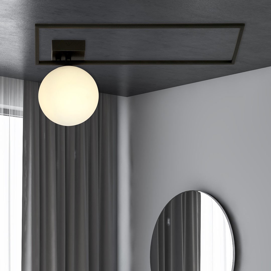Plafondlamp Skukero Zwart Ø15 cm - Afbeelding 5