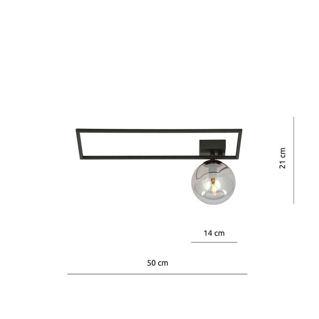 Plafondlamp Stievora Zwart Ø14 cm - Afbeelding 10