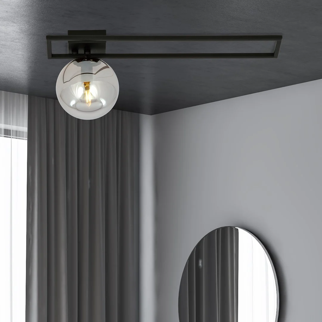 Plafondlamp Haundia Zwart Ø14 cm - Afbeelding 4