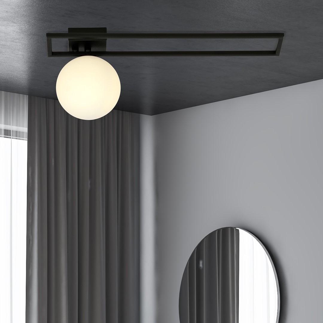 Plafondlamp Klurmena Zwart Ø15 cm - Afbeelding 4
