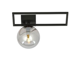 Plafondlamp Teirmal Zwart Ø14 cm