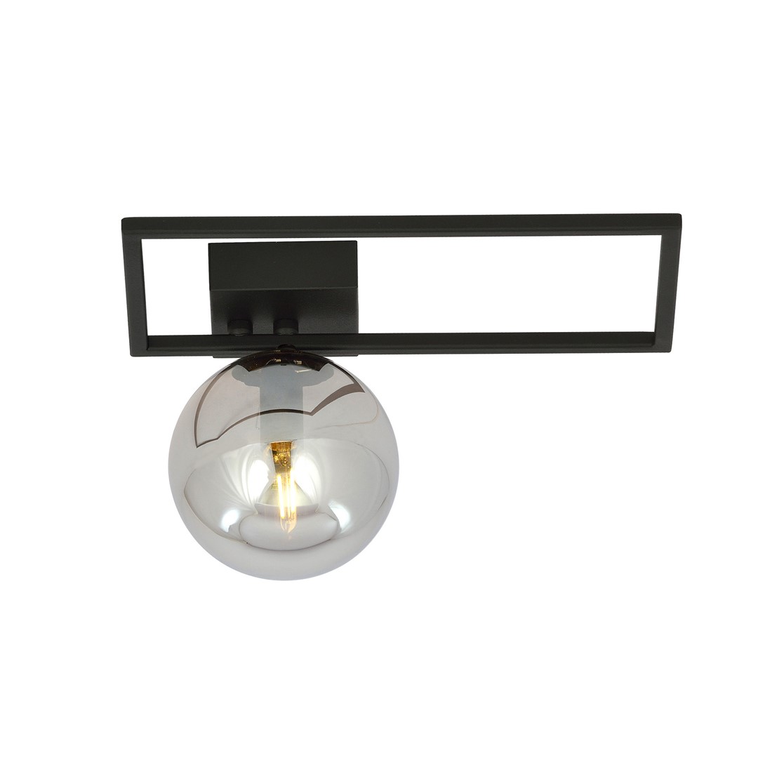 Plafondlamp Teirmal Zwart Ø14 cm