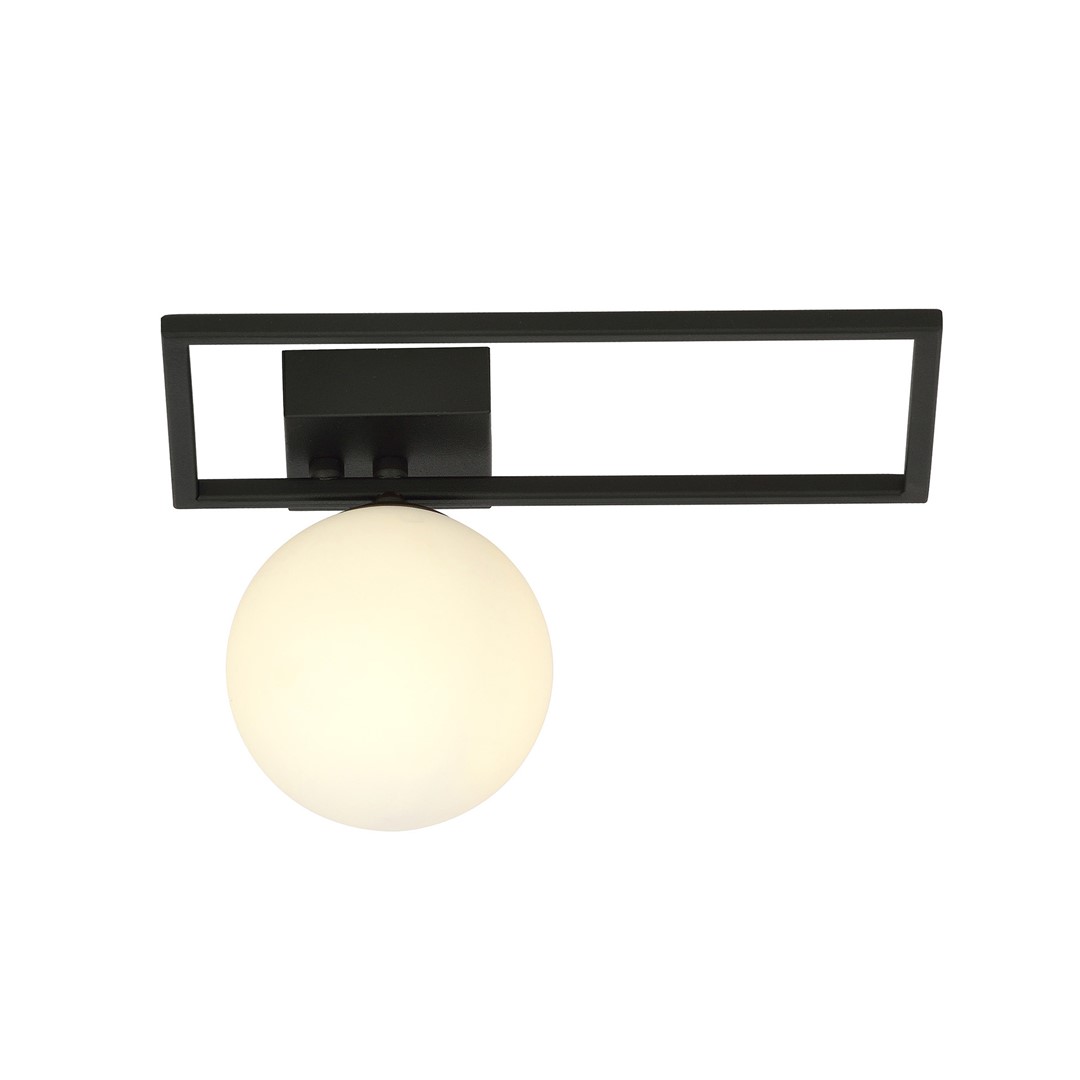 Plafondlamp Nooldik Zwart Ø15 cm
