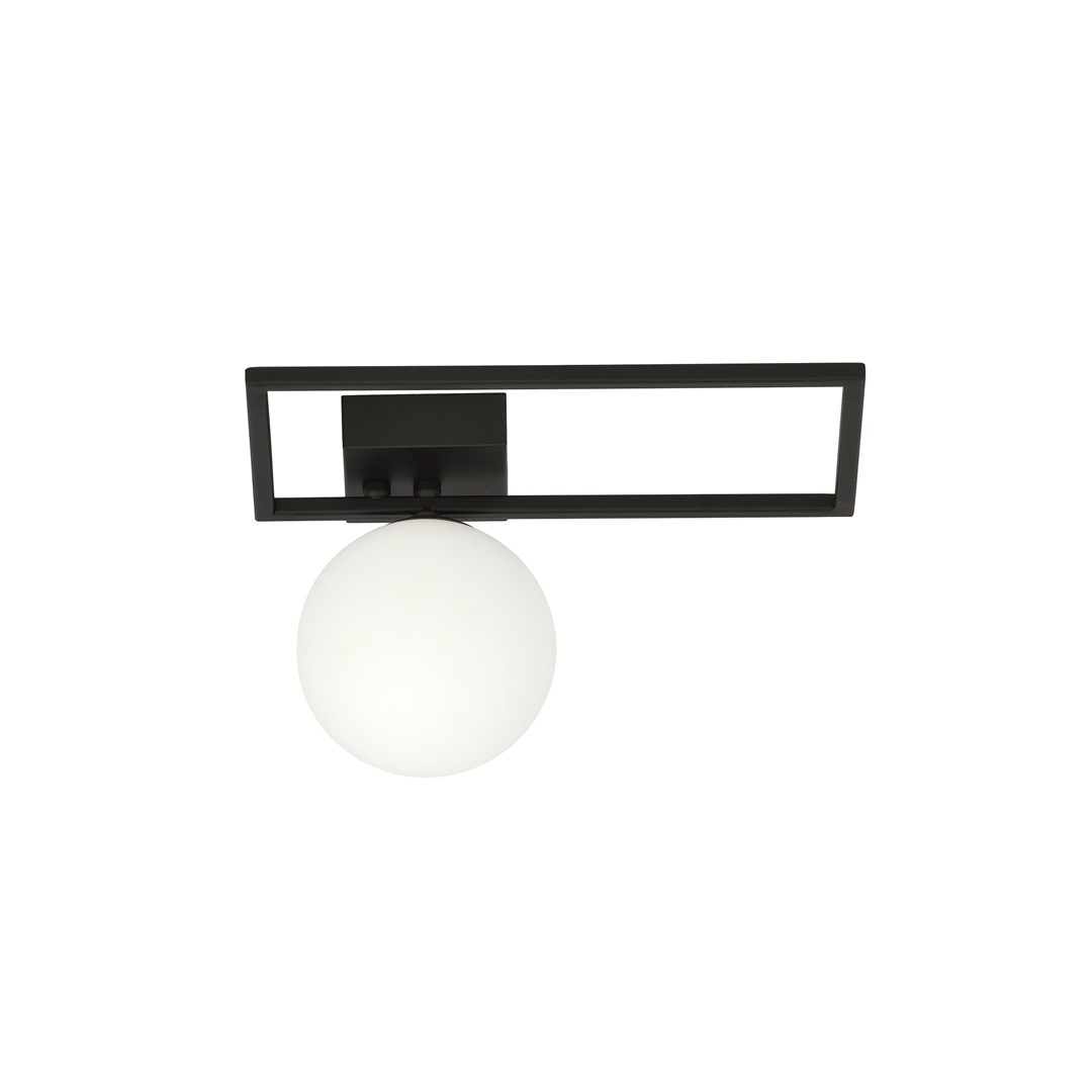 Plafondlamp Nooldik Zwart Ø15 cm - Afbeelding 2