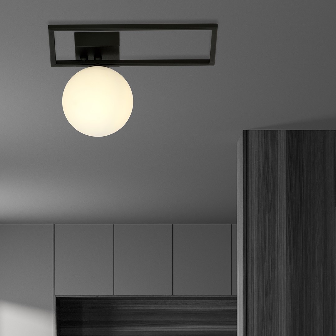 Plafondlamp Nooldik Zwart Ø15 cm - Afbeelding 5