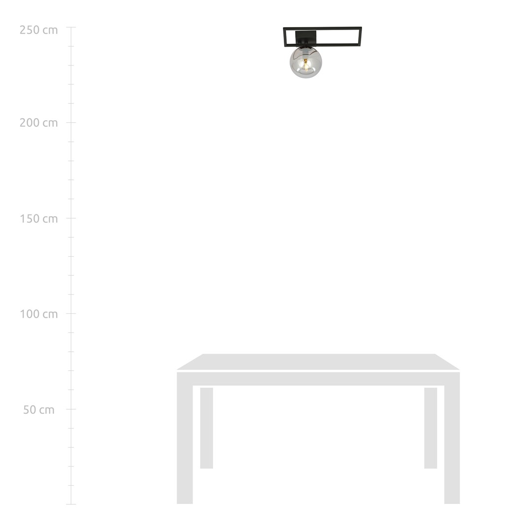 Plafondlamp Teirmal Zwart Ø14 cm - Afbeelding 8
