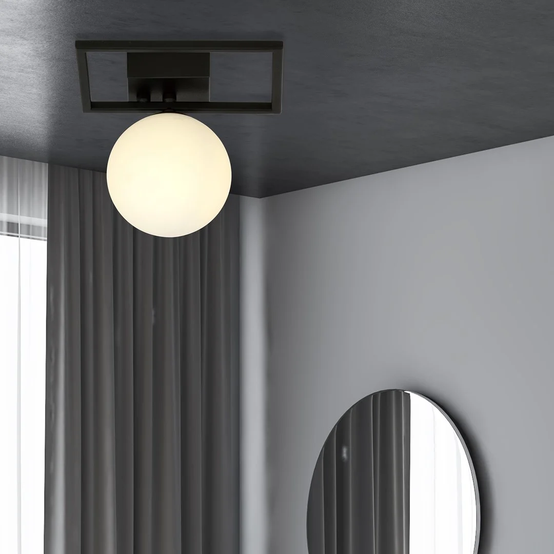 Plafondlamp Triennona Zwart Ø15 cm - Afbeelding 4