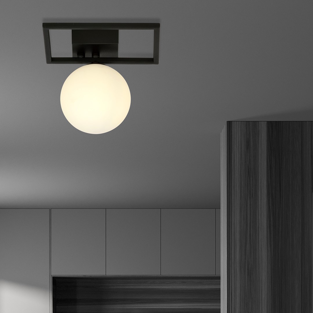 Plafondlamp Triennona Zwart Ø15 cm - Afbeelding 5