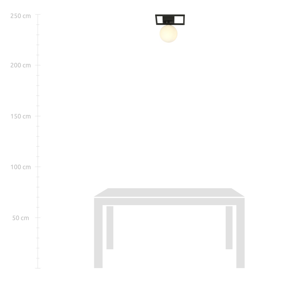 Plafondlamp Triennona Zwart Ø15 cm - Afbeelding 8