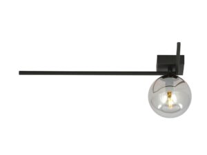 Plafondlamp Fleenano Zwart Ø14 cm