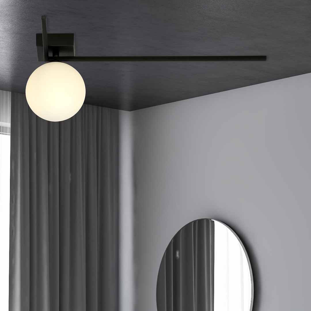 Plafondlamp Fleimand Zwart Ø15 cm - Afbeelding 2