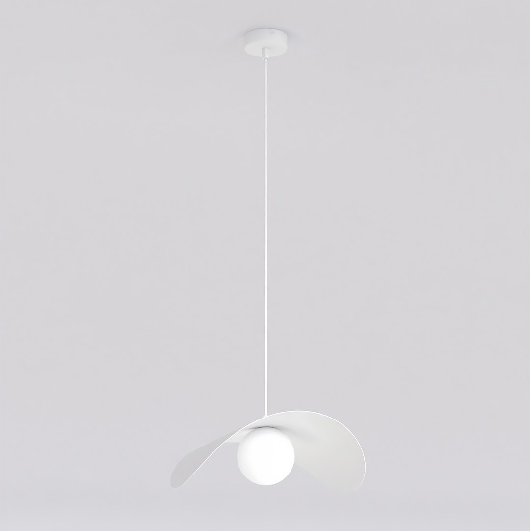 Hanglamp Teerdora Wit Ø10 cm - Afbeelding 2