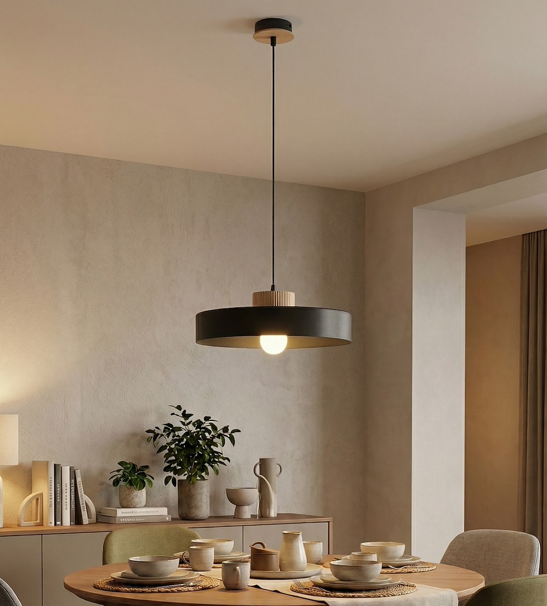 Hanglamp Dronryp Zwart - Afbeelding 3