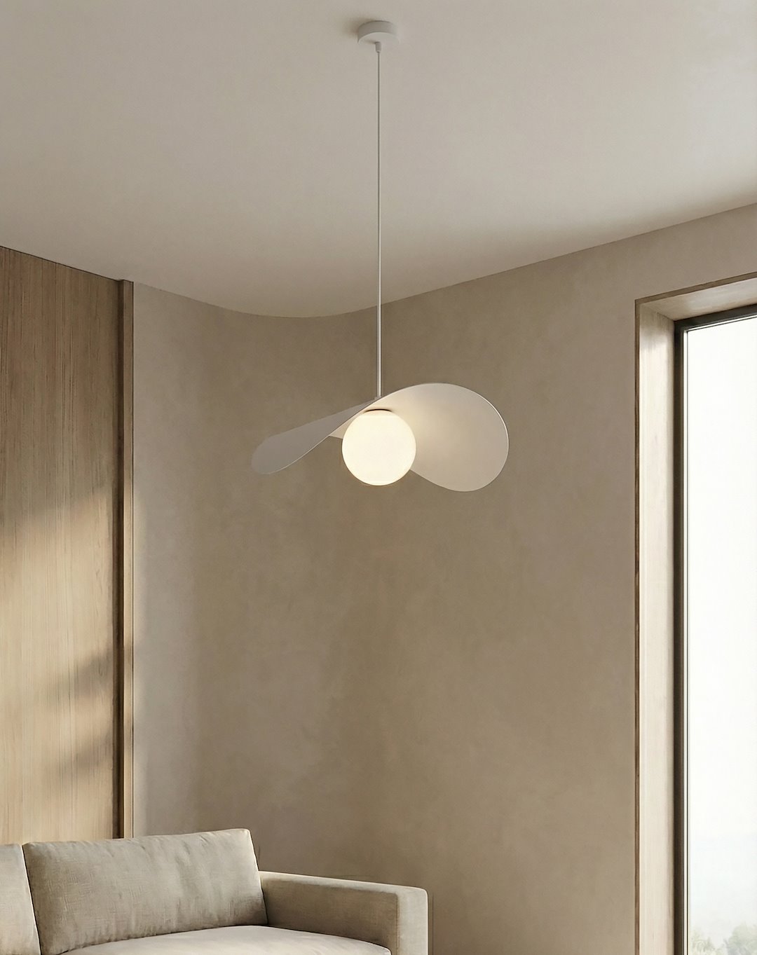 Hanglamp Teerdora Wit Ø10 cm - Afbeelding 3