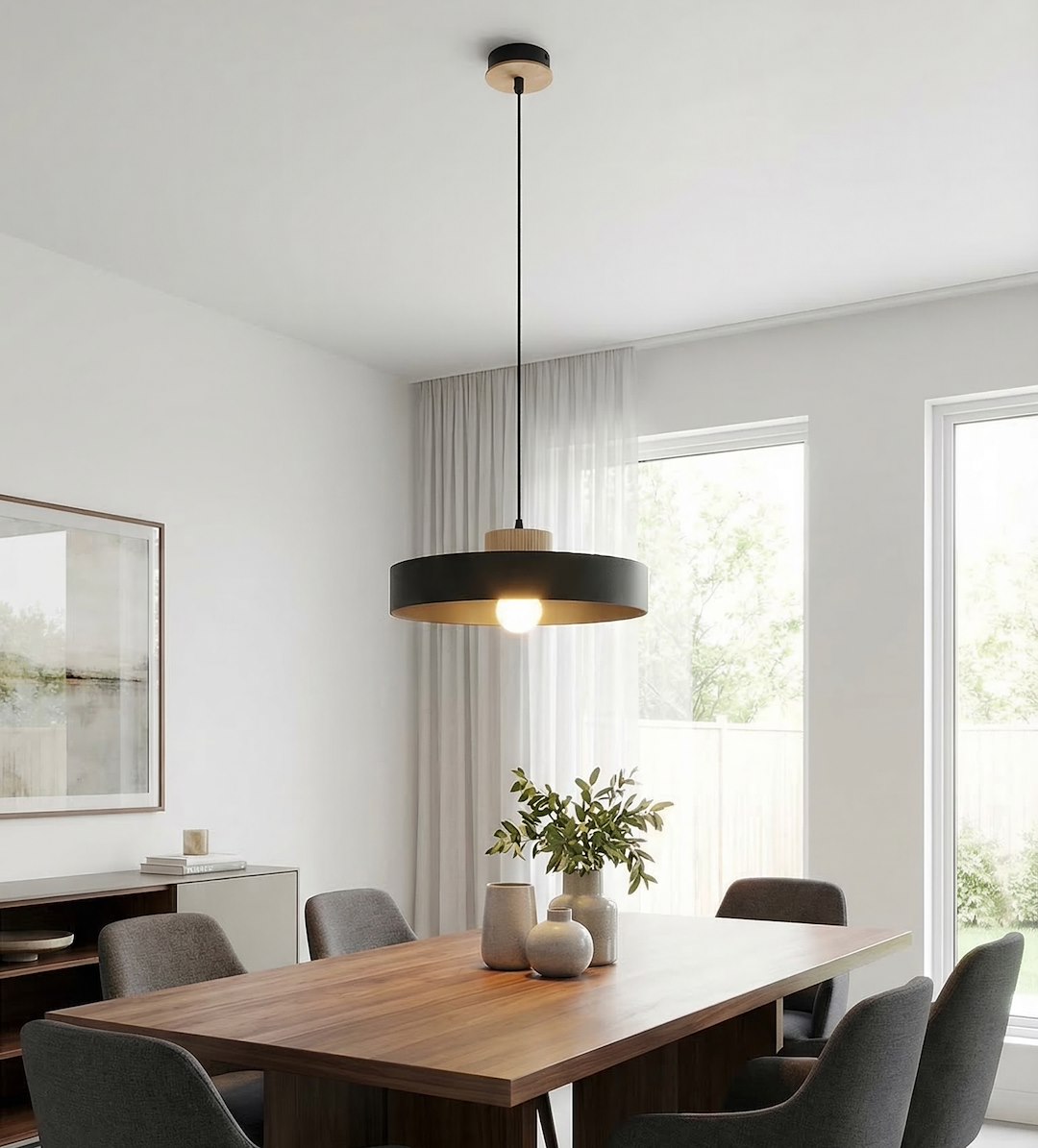 Hanglamp Dronryp Zwart - Afbeelding 7