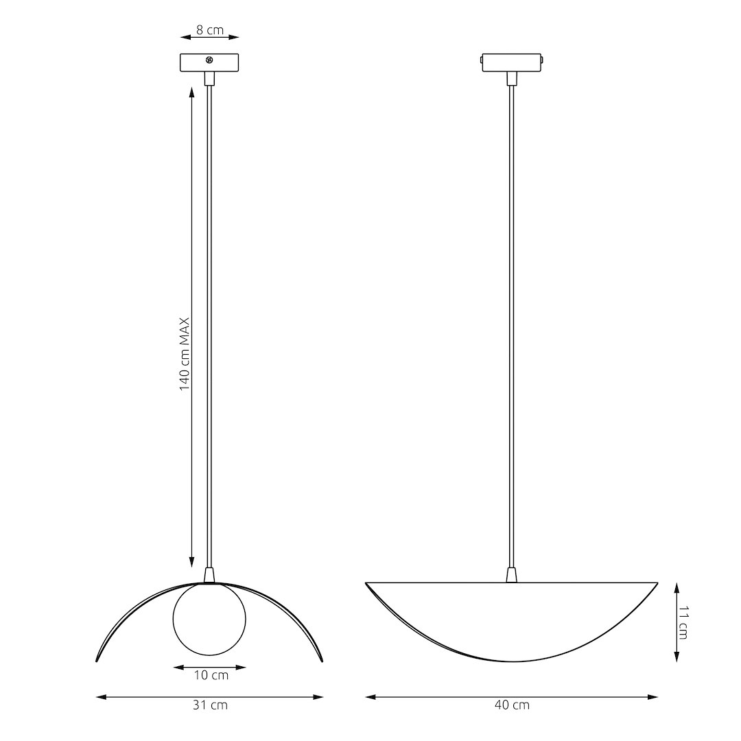 Hanglamp Gaarnello Beige Ø10 cm - Afbeelding 7