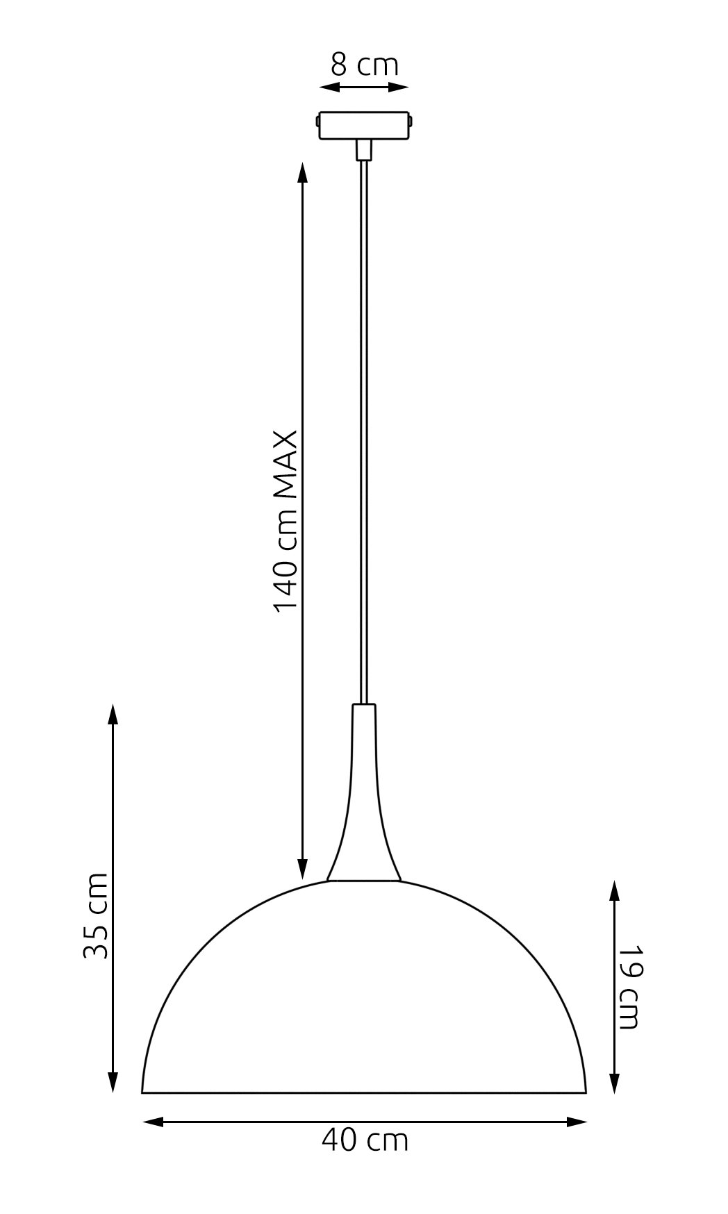Hanglamp Herrun Zwart - Afbeelding 7