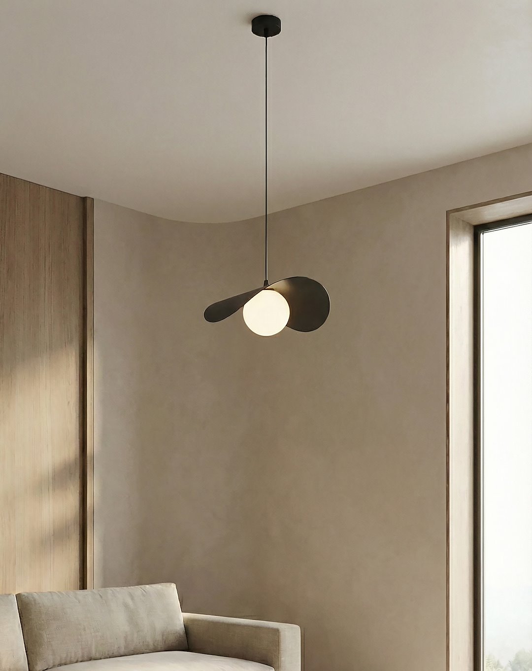 Hanglamp Floondik Zwart Ø10 cm - Afbeelding 3