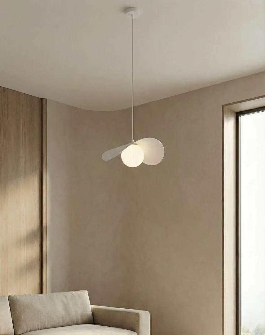 Hanglamp Ceeldun Wit Ø10 cm - Afbeelding 3