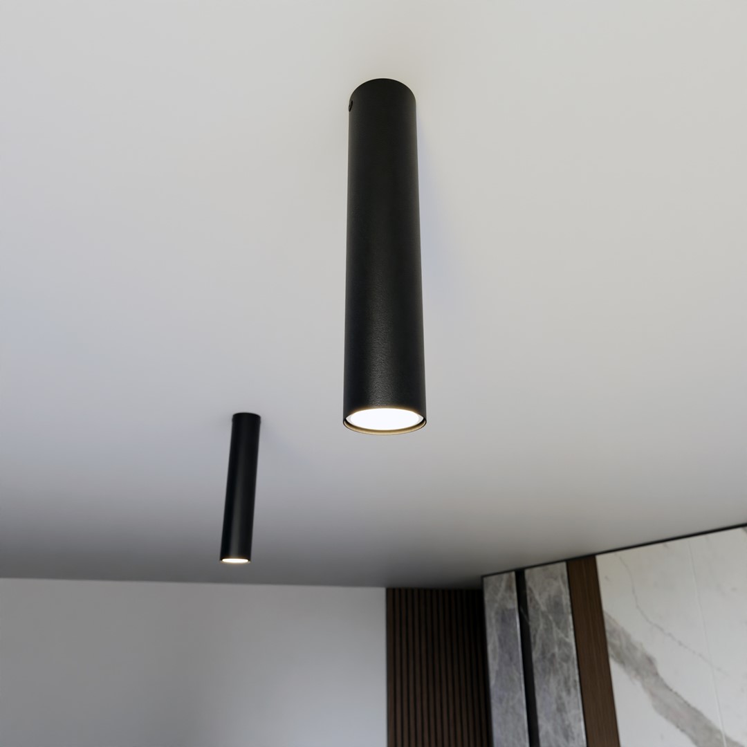 Plafondlamp Klaumos Zwart - Afbeelding 3