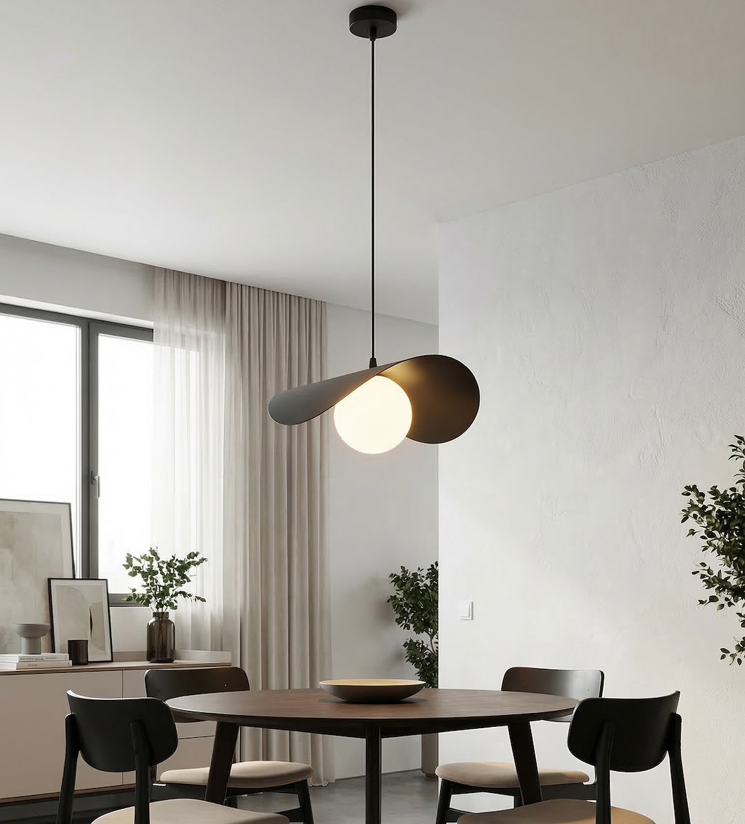 Hanglamp Floondik Zwart Ø10 cm - Afbeelding 6