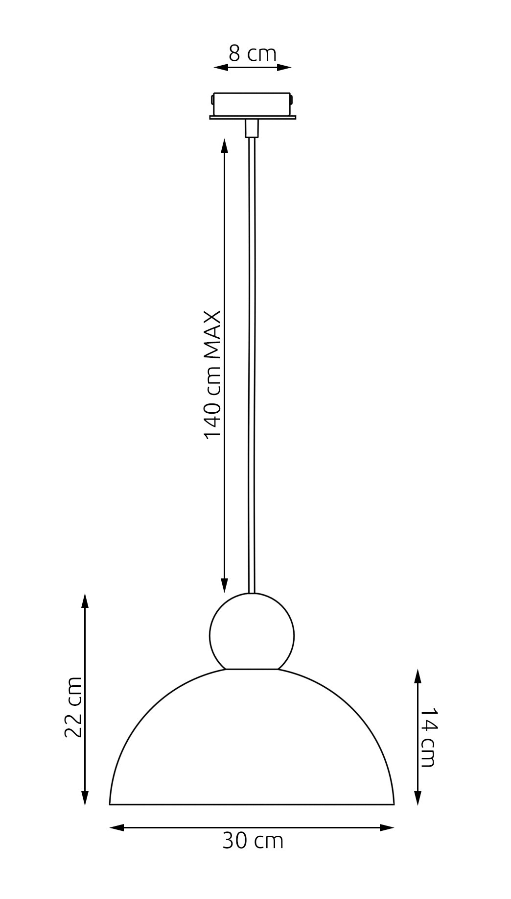 Hanglamp Taasund Wit - Afbeelding 8