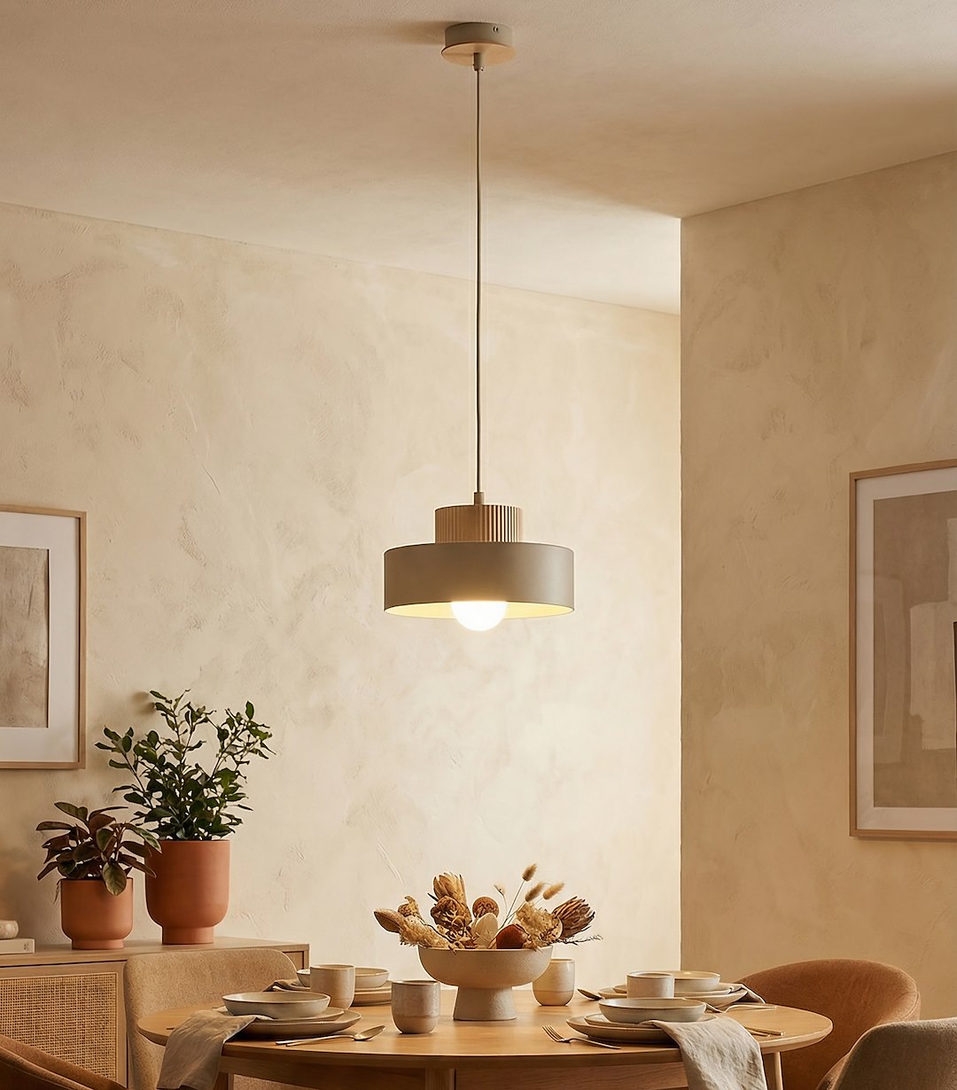 Hanglamp Gemora Beige - Afbeelding 2