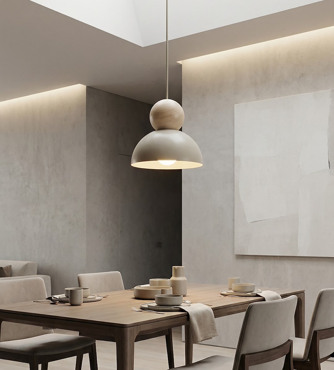 Hanglamp Fleltar Beige - Afbeelding 2