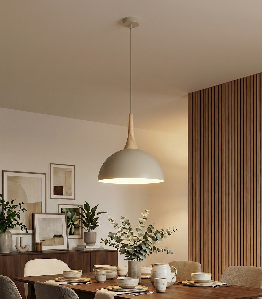 Hanglamp Kivonte Beige - Afbeelding 3