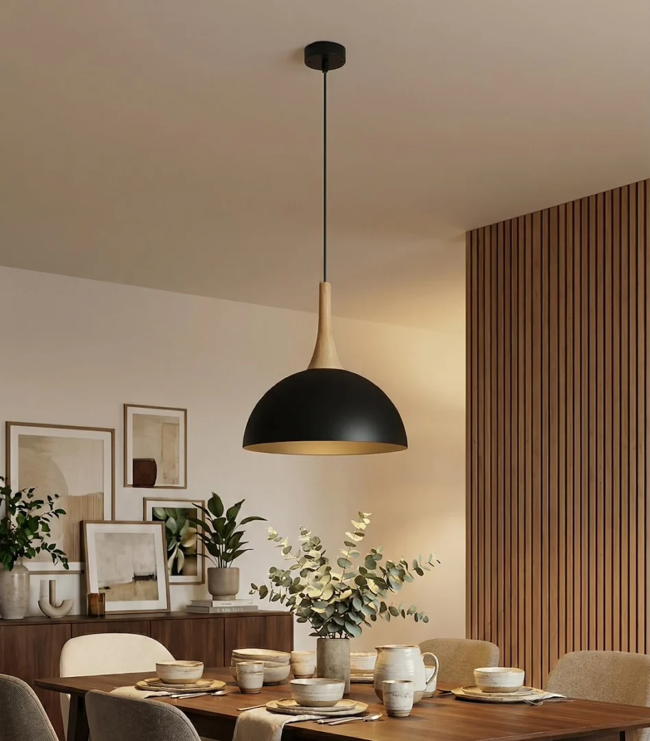 Hanglamp Prestine Zwart - Afbeelding 3