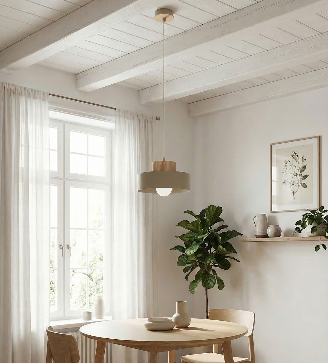Hanglamp Gemora Beige - Afbeelding 4