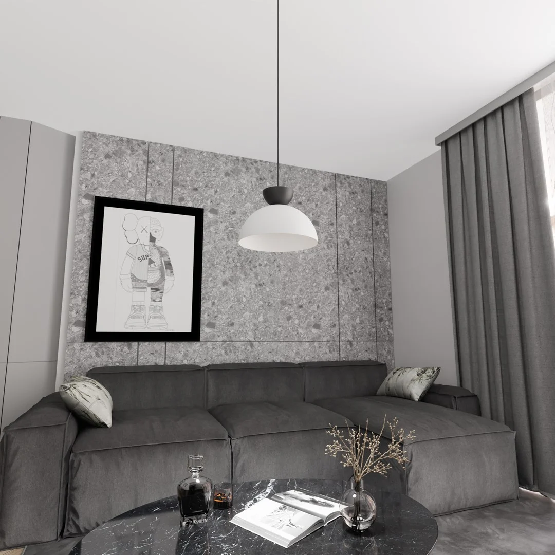 Hanglamp Sunsone Wit Ø30 cm - Afbeelding 4