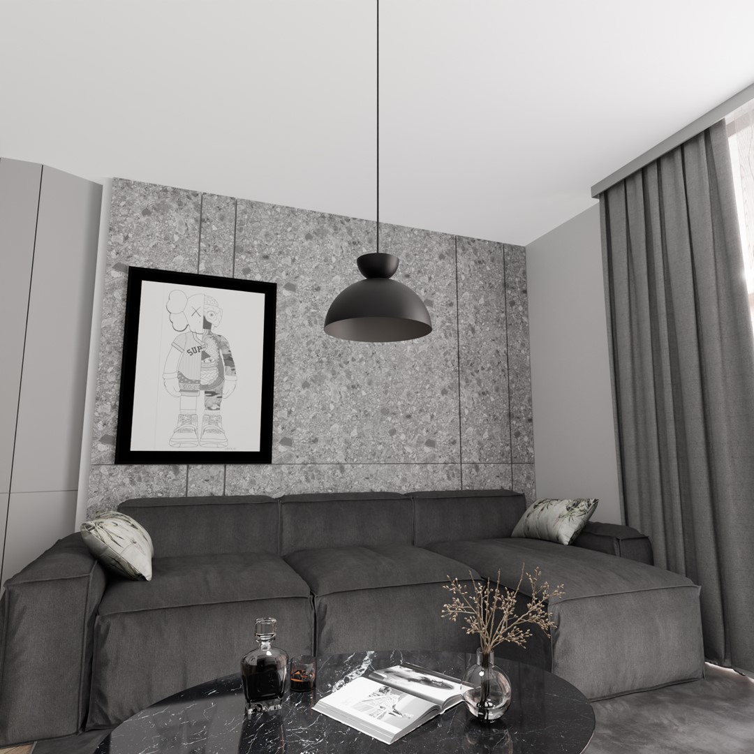 Hanglamp Sudone Zwart Ø30 cm - Afbeelding 4