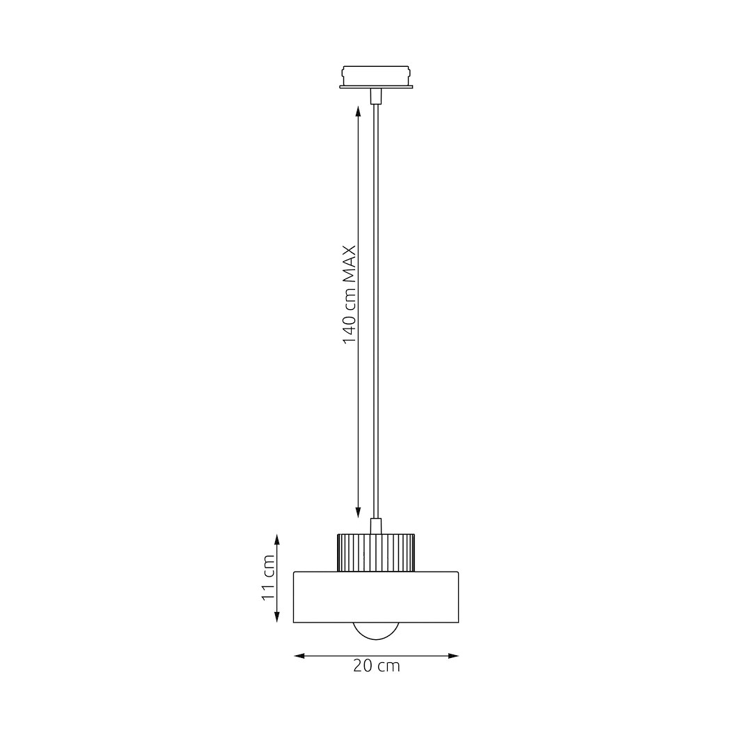 Hanglamp Gemora Beige - Afbeelding 5