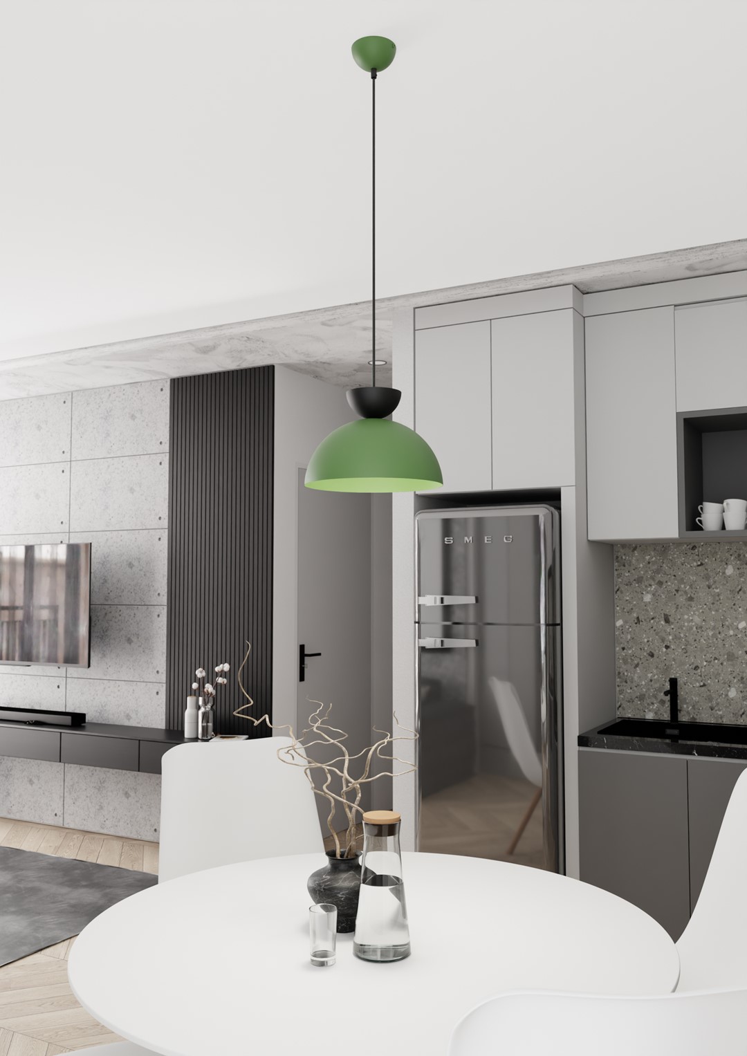 Hanglamp Trentund Zwart Ø30 cm - Afbeelding 5